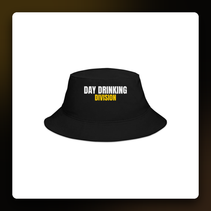 Day Drinking Division Bucket Hat — product mockup