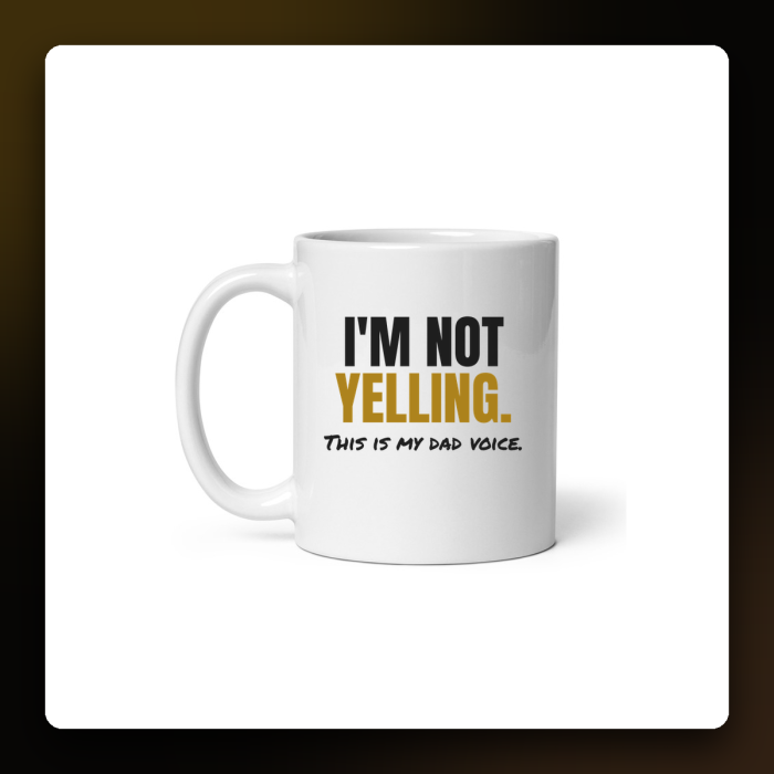 This Is My Dad Voice Mug — product mockup