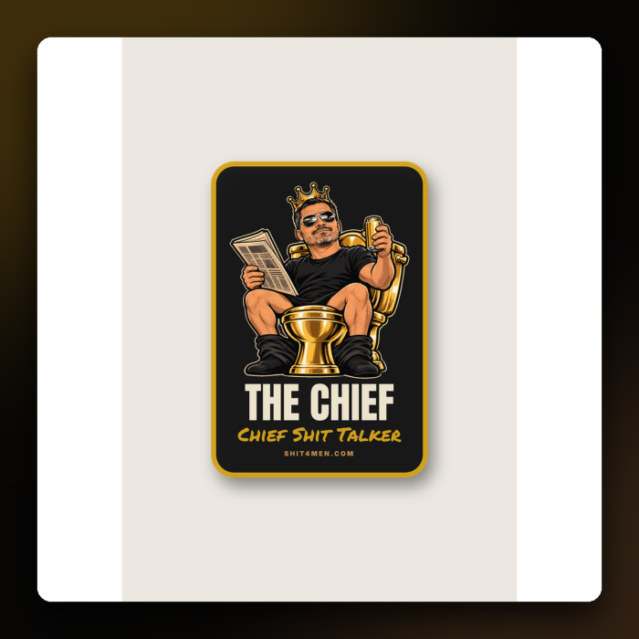 The Chief Sticker — product mockup
