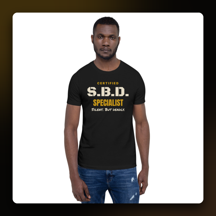 Certified S.B.D. Specialist Tee — product mockup